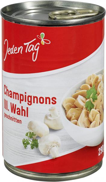 Jeden Tag Champignons geschnitten III. Wahl von Jeden Tag