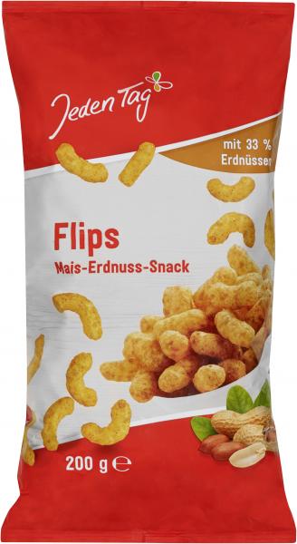 Jeden Tag Flips Mais-Erdnuss-Snack Jeden Tag Flips Mais-Erdnuss-Snack von Jeden Tag