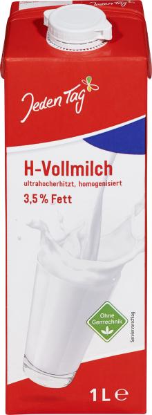 Jeden Tag H-Vollmilch 3,5% von Jeden Tag