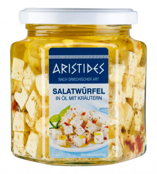Aristides Salatwürfel in Öl mit Kräutern von Aristides