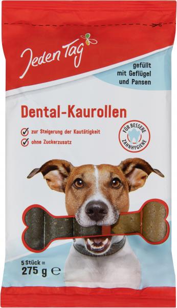 Jeden Tag Hund Dental-Kaurollen von Jeden Tag