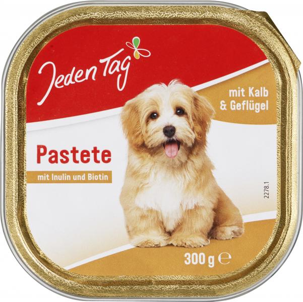 Jeden Tag Hund Feine Pastete mit Kalb & Geflügel Jeden Tag Hund Feine Pastete mit Kalb & Geflügel von Jeden Tag