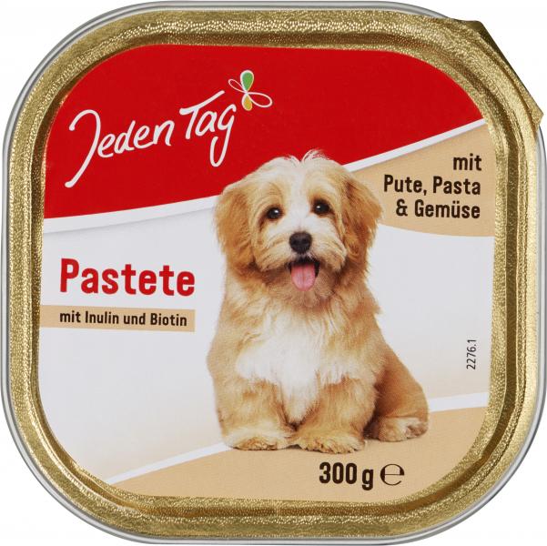 Jeden Tag Hund Feine Pastete mit Pute, Pasta & Gemüse Jeden Tag Hund Feine Pastete mit Pute, Pasta & Gemüse von Jeden Tag