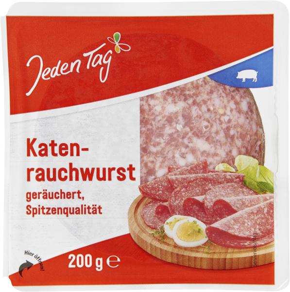 Jeden Tag Katenrauchwurst geräuchert von Jeden Tag