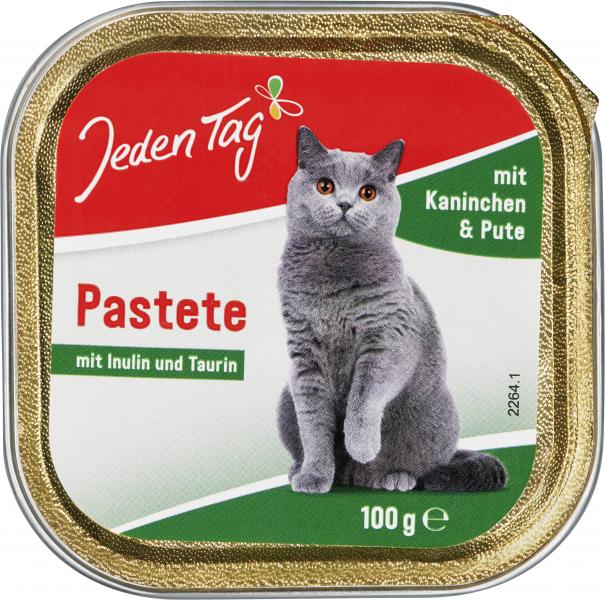Jeden Tag Katze Feine Pastete mit Stückchen mit Kaninchen & Pute Jeden Tag Katze Feine Pastete mit Stückchen mit Kaninchen & Pute von Jeden Tag