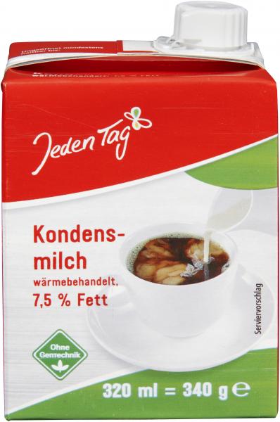 Jeden Tag Kondensmilch 7,5% Jeden Tag Kondensmilch 7,5% von Jeden Tag