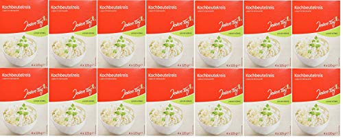 Jeden Tag Langkornreis Kochbeutel, 14er Pack (14 x 500 g) von Jeden Tag