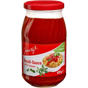 Jeden Tag Napoli-Sauce, 12er Pack (12 x 420g) von Jeden Tag