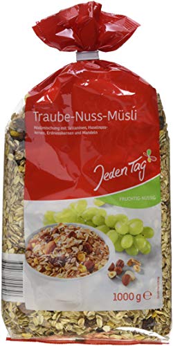 Jeden Tag Trauben-Nuss-Müsli, 10 -er Pack (10x 1 kg) von Jeden Tag