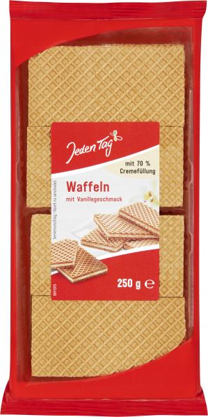 Jeden Tag Waffeln mit Vanillegeschmack von Jeden Tag