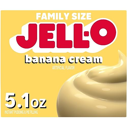 Jell-O Banana Cream Instant Pudding & Pie Filling (144g) von Jell-O