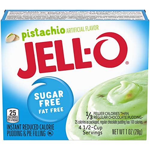 Jell-O Sugar-Free Instant Pudding and Pie Filling, Pistachio, 1-Ounce Boxes (Pack of 6) von Jell-O