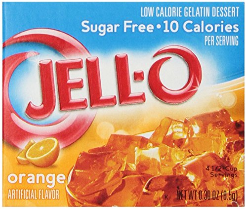 Jell-O Sugar Free Orange Gelatin Dessert (8,5g) von Jell-O