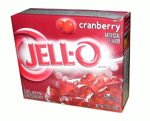 Jello-O Gelatin Dessert Cranberry, USA Jello-O Gelatin Dessert Cranberry, USA von Jell-O