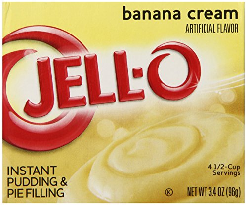 Jello-O Instant Pudding - Banana Cream , 6er Pack (6 x 96 g) von Jell-O
