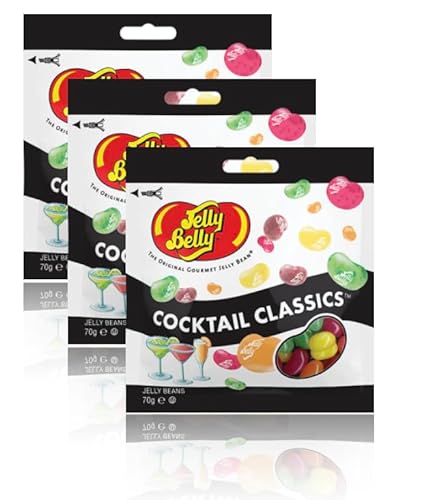 Jelly Belly 3x Cocktailmischung, 3 x 70g von Jelly Belly Candy Company