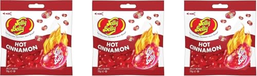 Jelly Belly 3x Hot Cinnamon (Zimt), 3 x 70g von Jelly Belly Candy Company