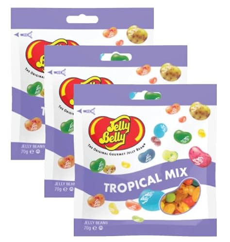 Jelly Belly 3x Tropical Mix, 3 x 70g von Jelly Belly Candy Company