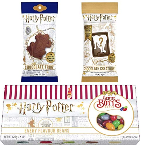 Jelly Belly Harry Potter 3er Set: 1x Frog 15g + 1x Creatures 15g + 125g Bertie Botts Giftbox Jelly Belly Harry Potter 3er Set: 1x Frog 15g + 1x Creatures 15g + 125g Bertie Botts Giftbox von Jelly Belly Candy Company