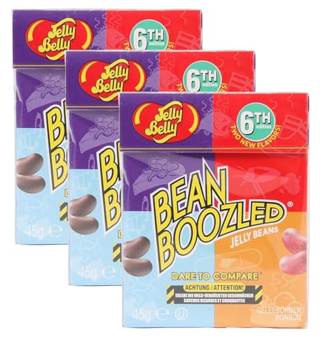 Jelly Belly Bean Boozled 3x 45g (3er Pack) 6th Generation Nachfüllpackungen von JELLY BELLY