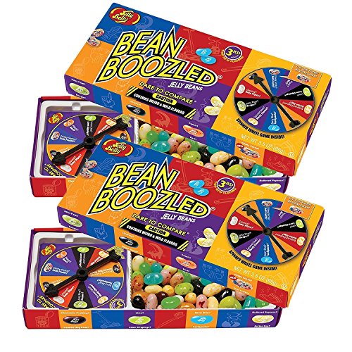 Jelly Belly BeanBoozled Spinner Jelly Beans Game Gift Box 3.5 oz, 3rd Edition with New Flavors Stinky Socks & Lawn Clippings (2-Pack) von Jelly Belly