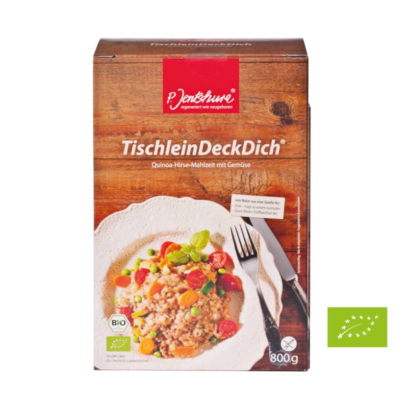 TischleinDeckDich 800 g in - Leckere Quinoa-Hirse-Mahlzeit mit Gemüse und Kräutern - vegan - Jentschura von Jentschura