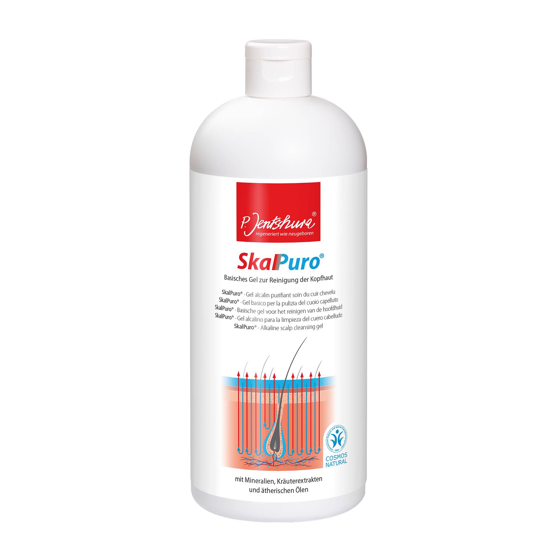 SkalPuro 1000 ml inkl. Applikatorflasche - bei juckender, trockener oder schuppiger Kopfhaut - Jentschura von Jentschura