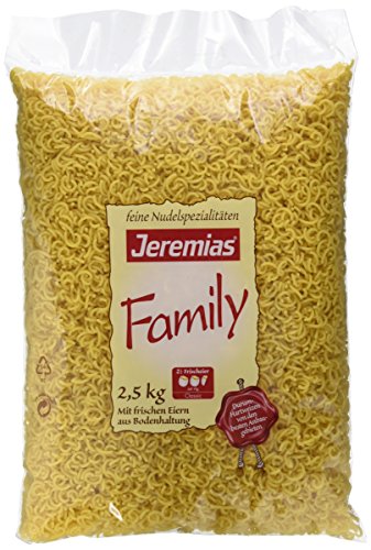Jeremias Gabelspaghetti, Family Frischei-Nudeln, 1er Pack (1 x 2.5 kg Beutel) von Jeremias
