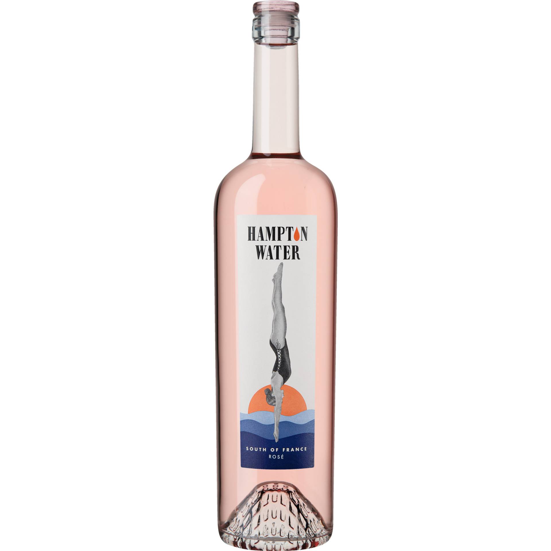 Hampton Water, Languedoc AOP, Languedoc-Roussillon, 2024, Roséwein Hampton Water, Languedoc AOP, Languedoc-Roussillon, 2024, Roséwein von Jesse Bongiovi, Gérard Bertrand et Jon Bon Jovi à F11100-262 Narbonne, France