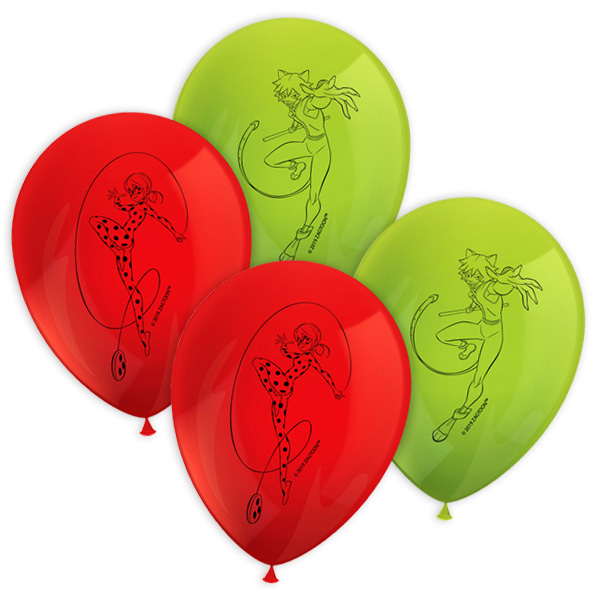 Luftballons "Miraculous", 8 Stk., 30cm von Procos