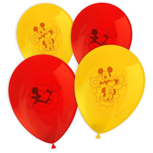 Mickey Maus Luftballons im 8er Pack, Ø30cm von Procos
