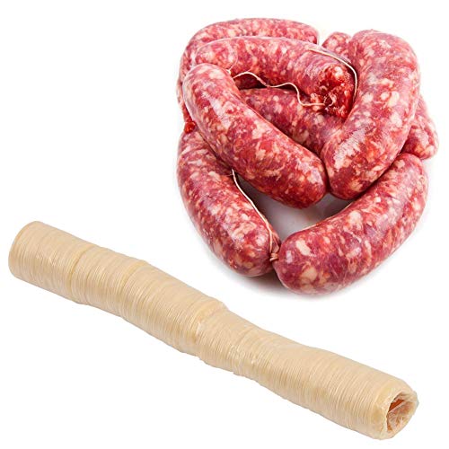Jiawu Wursthülle, Wurstmaschine, 14 M Durchmesser 26 Mm Essbare Trocknungswursthülle Kollagen-Wursthüllen für Würzige Hausgemachte Würste Schinkenwurstwerkzeug Jiawu Wursthülle, Wurstmaschine, 14 M Durchmesser 26 Mm Essbare Trocknungswursthülle Kollagen-Wursthüllen für Würzige Hausgemachte Würste Schinkenwurstwerkzeug von Jiawu