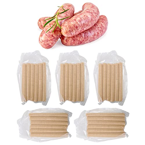 Jiawu Wursthüllen, 30 STÜCKE 22 Mm Durchmesser Essbare Trockenwursthüllen Kollagen-Wursthüllen Zur Herstellung von Geräucherten Bratwurst-Hotdogs, Wurstmacher, Kollagenproteinhüllen Jiawu Wursthüllen, 30 STÜCKE 22 Mm Durchmesser Essbare Trockenwursthüllen Kollagen-Wursthüllen Zur Herstellung von Geräucherten Bratwurst-Hotdogs, Wurstmacher, Kollagenproteinhüllen von Jiawu