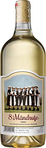 Jidvei | 8 MANDRUTE – Vin Alb Demisec | Weißwein halbtrocken aus Rumänien 1 L von Jidvei