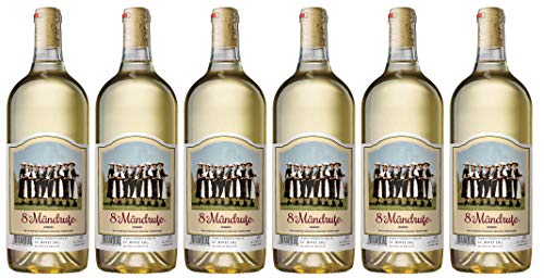 Jidvei | 8 MANDRUTE – Vin Alb Demisec | Weißwein halbtrocken aus Rumänien | Weinpaket 6 x 1 L von Jidvei
