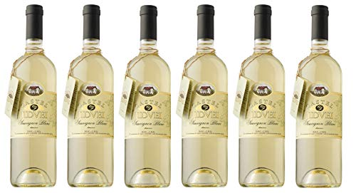 Jidvei | CASTEL Sauvignon Blanc - Vin Alb Demisec | Weißwein halbtrocken aus Rumänien | Weinpaket 6 x 0,75 L D.O.C. – C.M.D. Reserva von Jidvei