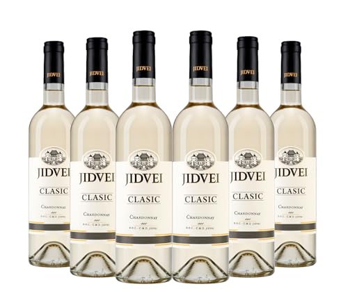 Jidvei | CLASIC Chardonnay - Vin Alb Sec | Weißwein trocken aus Rumänien | Weinpaket 6 x 0,75 L D.O.C. – C.M.D. von Jidvei