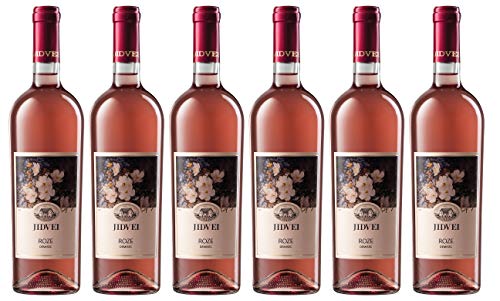 Jidvei | GRIGORESCU Roze - Vin Roze Demisec | Roséwein halbtrocken aus Rumänien | Weinpaket 6 x 0,75 L D.O.C. von Jidvei
