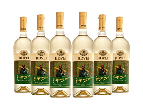 Jidvei | GRIGORESCU Sauvignon Blanc - Vin Alb Demisec | Weißwein halbtrocken aus Rumänien | Weinpaket 6 x 0,75 L D.O.C. Jidvei | GRIGORESCU Sauvignon Blanc - Vin Alb Demisec | Weißwein halbtrocken aus Rumänien | Weinpaket 6 x 0,75 L D.O.C. von Jidvei