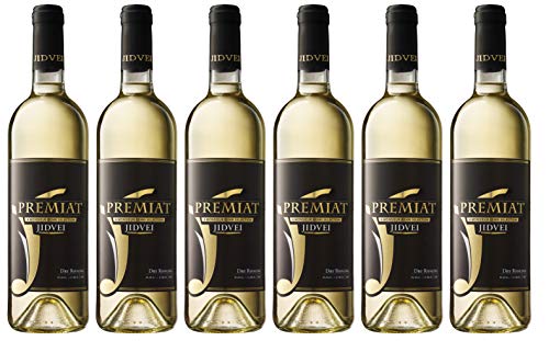 Jidvei | PREMIAT Sauvignon Blanc - Weißwein halbtrocken aus Rumänien | Weinpaket 6 x 0,75 L D.O.C. – C.M.D. + 1 Kugelschreiber Amigo Spirits gratis von Jidvei