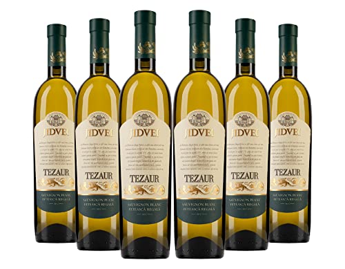 Jidvei | TEZAUR Sauvignon Blanc & Feteasca Regala - Vin Alb Sec | Weißwein trocken aus Rumänien | Weinpaket 6 x 0,75 L D.O.C. Jidvei | TEZAUR Sauvignon Blanc & Feteasca Regala - Vin Alb Sec | Weißwein trocken aus Rumänien | Weinpaket 6 x 0,75 L D.O.C. von Jidvei
