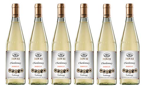 Jidvei | TRADITIONAL Chardonnay - Vin Alb Demidulce | Weißwein lieblich aus Rumänien | Weinpaket 6 x 0,75 L D.O.C. von Jidvei