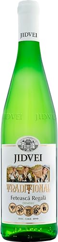 Jidvei | TRADITIONAL Feteasca Regala - Vin Alb Demisec | Weißwein halbtrocken aus Rumänien | 0,75 L D.O.C. von Jidvei