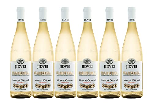 Jidvei | TRADITIONAL Muscat Ottonel - Vin Alb Demidulce | Weißwein lieblich aus Rumänien | Weinpaket 6 x 0,75 L D.O.C. von Jidvei