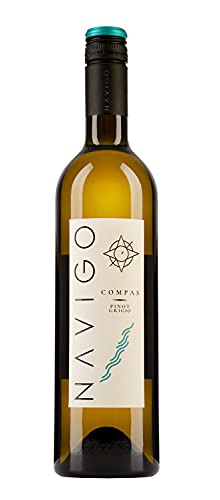 Navigo Compas Pinot Grigio | Weißwein trocken aus Rumänien 0,75 L DOC-CMD Murfatlar von Jidvei