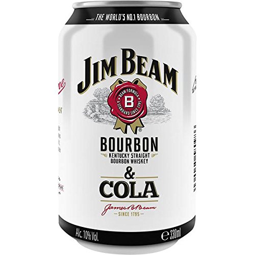 12 Dosen Jim Beam Cola a 0,33L 10% Vol. Dose inc.3.00€ EINWEG Pfand von Jim Beam