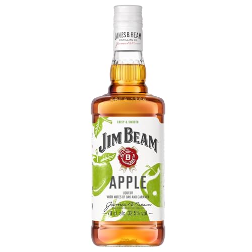 Jim Beam Apple | Kentucky Straight Bourbon Whiskey vermählt mit fruchtigen Apfelgeschmack | 32.5% Vol. | 700ml Jim Beam Apple | Kentucky Straight Bourbon Whiskey vermählt mit fruchtigen Apfelgeschmack | 32.5% Vol. | 700ml von Jim Beam