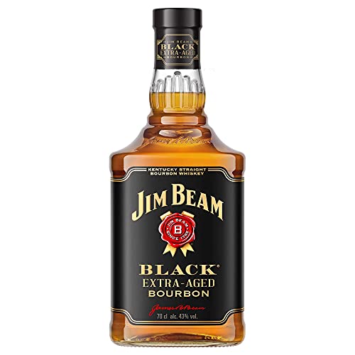 Jim Beam Black Extra-Aged Kentucky Straight Bourbon Whiskey, einzigartiges und ausbalanciertes Aroma, 43% Vol, 1 x 0,7l von Jim Beam