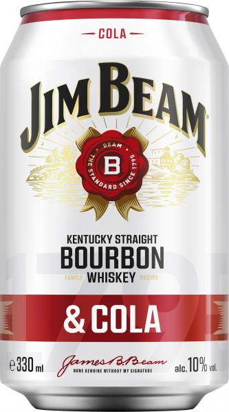 Jim Beam Bourbon Whiskey & Cola (Einweg) von Jim Beam