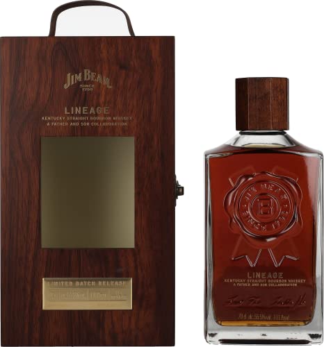 Jim Beam LINEAGE Bourbon Whiskey Limited Batch Release 55,5% Vol. 0,7l in Holzkiste von Jim Beam